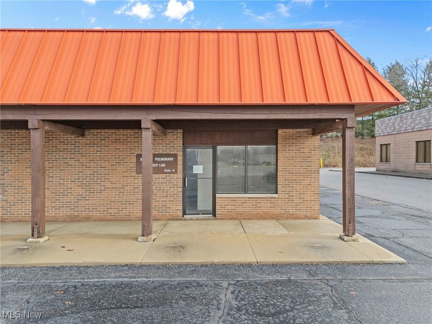 Professional Medical, Office or Retail conveniently located near Hospital and other businesses. Lots of parking. Features a large reception room, two large offices, 2 full bathrooms and a storage area. Great space for a variety of uses.