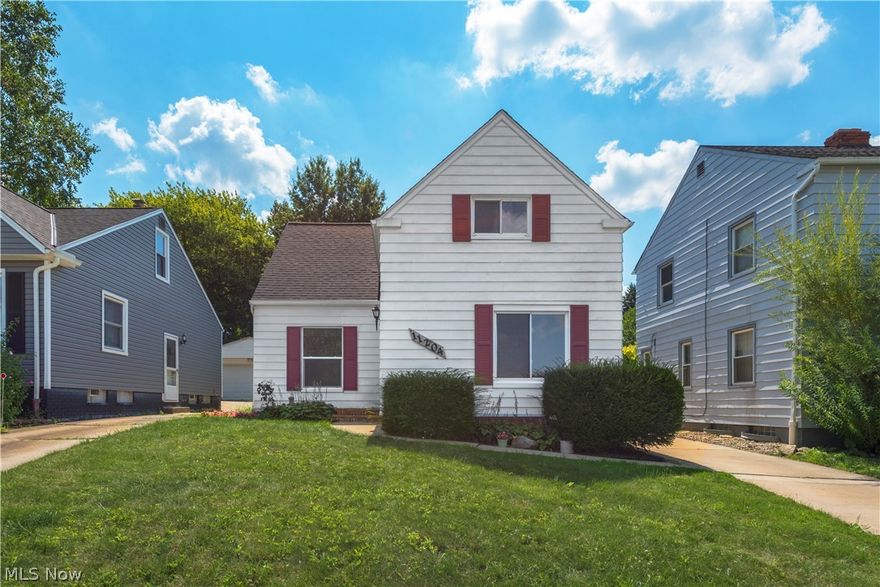 This charming 2,155 sqft. Cape Cod home was built in 1947. Inside you will find original features including thin plank hardwood floors, arched doorways, and large windows that allow an inrush of natural light. Entertain guests in the large family room or enjoy dinner in the bright dining room connected to the fully remodeled kitchen. This thoughtfully remodeled kitchen is equipped with stainless steel appliances, white cabinetry, tiled flooring, and granite countertops. Located on the first floor are 2 large bedrooms, full of natural light. On the second floor you will find 2 more sizable bedrooms with carpeting and ample amount of storage and closet space. In 2018, a second floor full bathroom was added with a walk in shower. The spacious unfinished basement, that has been waterproofed and has a transferable warranty, leaves opportunity for entertainment dreams. The deep fenced in backyard includes a newly built 2 car garage. Other updates include a total tear off of the roof in 2019.