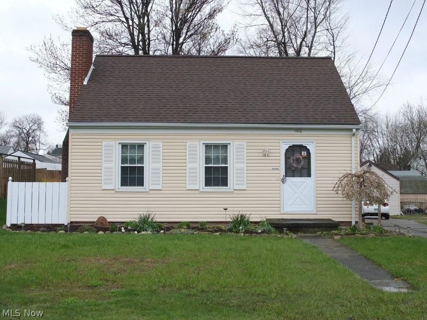 Absolutely adorable two bedroom home that is in pristine move-in condition! This home has been well cared for and updated and ready for its new owner. New roof, new windows and brand-new furnace! Nice living room with hardwood floors, applianced kitchen, hardwood floors in dining area and both bedrooms. Large second floor bedroom! Updated electric, concrete drive and 1 car garage. Convenient location and charming home, call today for your private showing!