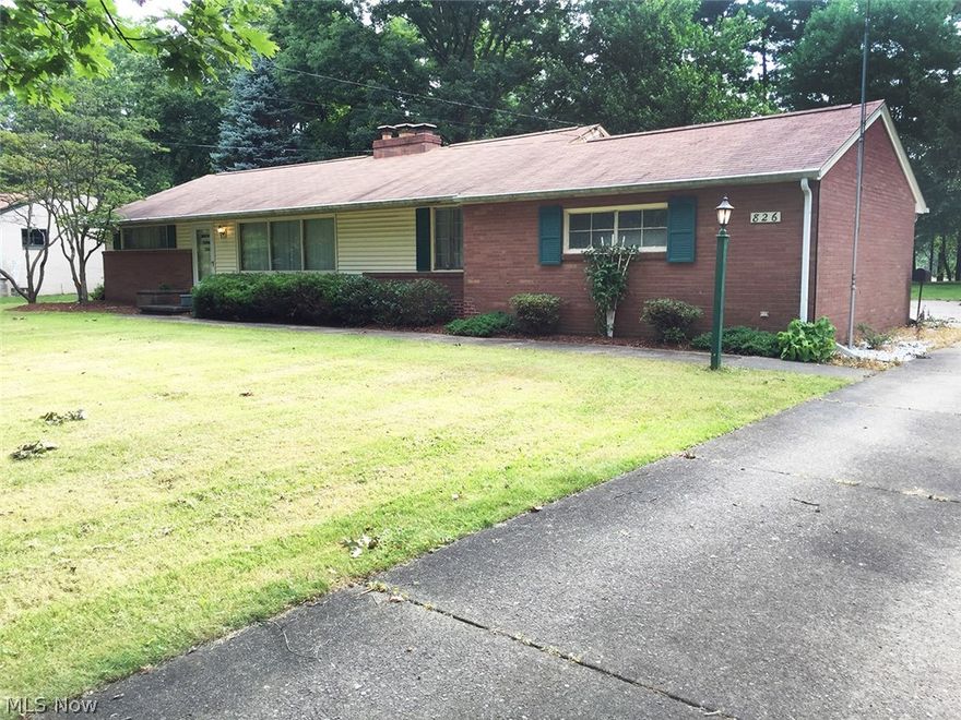 Absolute auction, all sells to the highest bidders on location. THURSDAY – AUGUST 24, 2017 – 4:30 PM. REAL ESTATE SELLS AT 5:30 PM. Real estate features a brick/vinyl-sided ranch home w/ updated KraftMaid oak kitchen w/ solid surface counters and appliances. Living/dining room combination w/ stone fireplace, three bedrooms, and full shower bath. Full divided basement w/ gas FA furnace, gas HWT, breaker electric, full shower bath, work/hobby room having built-in storage, and family room w/ bar and fireplace. Home situated on 105’ x 228’ stately treed lot. Rear deck, concrete drive w/ rear load 2-car garage, and utility barn at rear. Home ready for paint and flooring to your liking. Taxes are $957.17 per half year. Quiet street, you’ll like close conveniences! Home open auction day at 3:30 PM for viewing. TERMS ON REAL ESTATE: 10% down auction day, balance due at closing. A 10% buyer’s premium will be added to the highest bid to establish the purchase price, which goes to the seller. Any