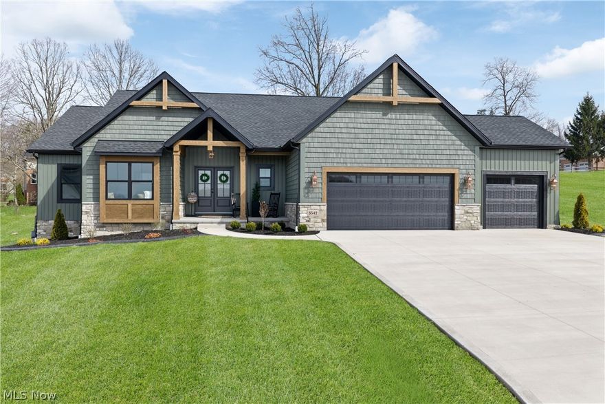 Welcome to this beautifully upgraded 3-bedroom ranch offering the perfect blend of comfort, style, and functionality. Designed with easy single-level living in mind, this home features a dedicated office - ideal for working from home, studying, or creating a quiet retreat. The thoughtfully designed layout showcases numerous upgrades throughout, enhancing both the aesthetic and everyday convenience of the home. The main living spaces flow seamlessly, creating an inviting atmosphere for both relaxing and entertaining. The finished lower level expands your living space with approximately 1,300 square feet, complete with a stylish bar perfect for hosting gatherings, game nights, or simply unwinding at the end of the day. A convenient full bath adds to the functionality of this impressive space. With its combination of modern upgrades, flexible living areas, and an ideal ranch layout, this home offers something for everyone. Don't miss your opportunity to make it yours!