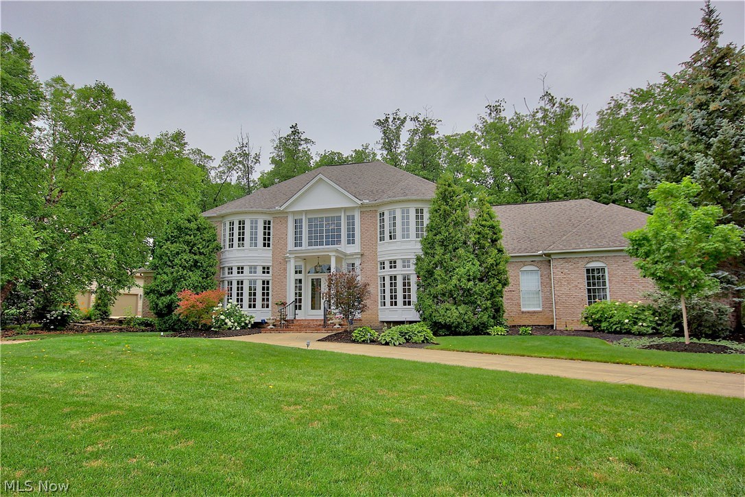 Words cannot describe this majestic presentation situated on the 3rd Fairway of the prestigious, Jack Nicklaus designed, Barrington Golf Club! Priced far below any duplication, this all brick, custom built home has incredible quality throughout. The present owners have invested significant sums of $ to bring this home to its deserved grandeur. Improvements attached and further details upon request. Newly painted exterior trim, 2 furnaces 2017, one a/c unit (there are 2) 2017, many new fixtures throughout. Two plus soaring, coffered ceiling in family room with new 2016 Amish built, custom Cherry mantle and sandstone surrounded detail on fireplace. French doors lead to an over 2000 square foot, Bluestone patio, the likes of what you would see in an Italian Villa! Overlooking the 3rd Fairway, this prime setting affords privacy with ample setback from the course. Formal main rooms, LR and DR with floor to ceiling "bow windows" and the exterior turrets adjacent have been rebuilt on the ext