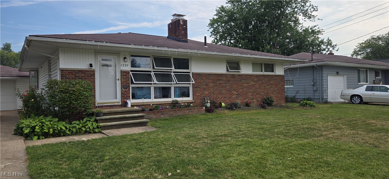 This charming 3-bedroom, 2-bath ranch offers a perfect blend of comfort and character, featuring an inviting living room with a gas fireplace, built-in shelving, and beamed ceilings, plus an eat-in kitchen with a massive center island ideal for entertaining! The partially finished basement includes a working wood-burning fireplace, a dedicated canning room, a spacious rec room, and a pool table for endless enjoyment. Recent updates include a new central air unit (2024), an upgraded electrical panel, and a fully renovated main bathroom with new plumbing. Added bonus- a 1 year home warranty is being offered! Schedule a showing today! MORE PHOTOS TO COME!