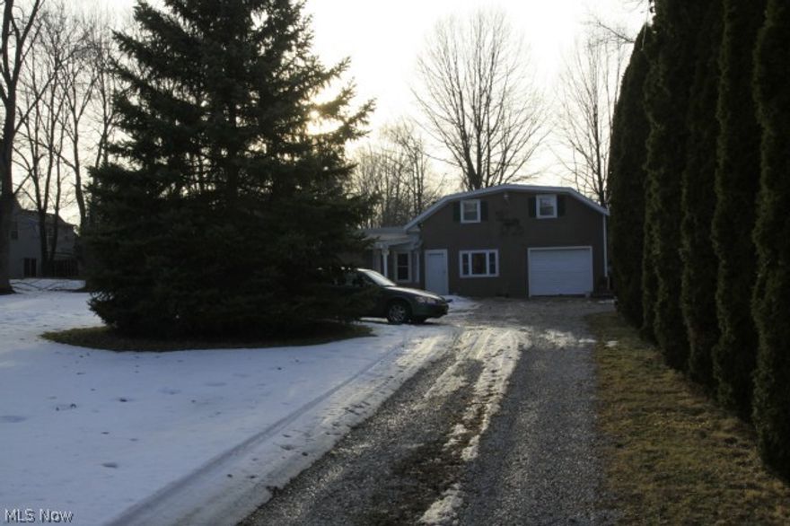 Unique, comfortable 4 bedroom home  with 2 bedrooms and one full bath on the main level plus 2 bedrooms and one full bath on the second level. Gorgeous large open property situated on two parcels offers privacy--ideal for entertaining and large gatherings ! Beautiful  hickory cabinets and pantry in large eat in kitchen. Comfy family room with oak and slate flooring, rustic walls and ceiling. All appliances in very good condition. Home warms up and cools down quickly and quickly with oil  heat and central air. Low property taxes, tons of amenities and services within 2 miles.