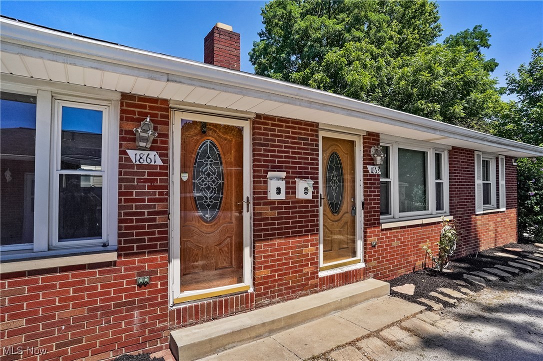 All brick, Firestone Park ranch duplex with basements. Perfect opportunity to live in one side and collect rent for the other. Previous tenant's rent was $950 plus all utilities. The exterior has had a landscaping refresh and each unit has been professionally cleaned! Each unit has a living room, eat-in kitchen with refrigerator, range and microwave, 2 bedrooms and a full bathroom, plus basement with private access. Basements provide opportunity for additional living space and storage. All appliances stay including the washer and dryers. Recent updates, both furnaces and 1861 AC, approx 2014, electric panels, hot water tanks. Immediate occupancy and ready to rent to new tenants!