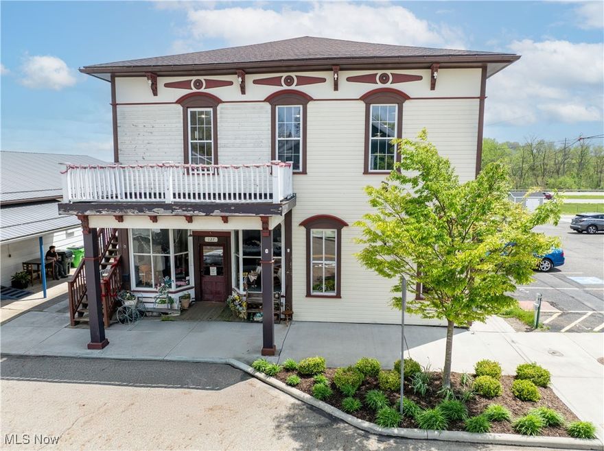 HISTORICAL COMMERCIAL BUILDING SPACE FOR LEASE:  This charming building is offering 1800 square feet of leasable space, featuring access from its own private entrance.  This upper unit includes a kitchenette and a private full bath. This historical commercial building has lots of character and can be customized to suit your business.  Tenant pays all utilities except trash services.