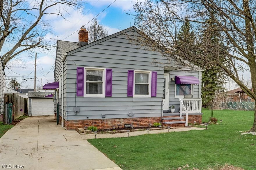 Step into this charming 2-bedroom, 1-bath Ranch with hardwood floors throughout, complementing its cozy living room and dining area. This home also features a full, partially finished basement, a detached 2-car garage, a small porch, and a deck overlooking a beautiful backyard, perfect for entertaining.