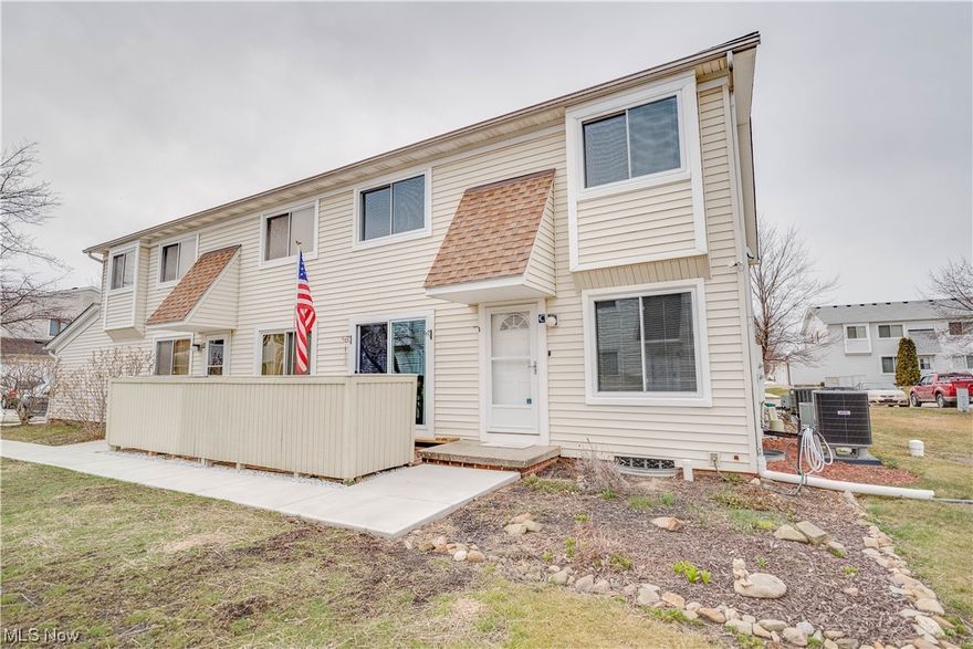 Beautiful move-in ready 2 bedroom condo with updated windows and bathrooms. Attached brick patio with privacy fence for outdoor entertaining.  A brick enclosed patio is convenient for outdoor entertaining off of slider doors from the dining area. Detached one car garage shared by only one other owner. Big Turtle II offers a large outdoor pool, tennis courts and playgrounds as well as phenomenal access both to Rt. 90 and Rt. 2. Big Turtle II also offers FHA financing with as little as 3 1/2% down payment.