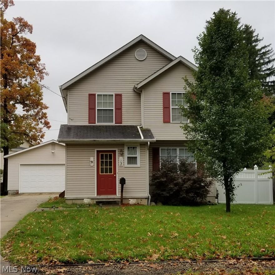 You won’t believe your good luck finding this move-in ready, newer colonial in one of Cuyahoga Falls’ great neighborhoods. Located on a quiet, dead end street, the home is crisp, clean and one you’ll be proud to call your own. The bright and open kitchen has lots of cabinet space, newer laminate flooring and stainless steel appliances, including a newer 26 cu. ft. French door fridge! The half bath off the side entry is roomy and will be perfect for guests. The pretty slider leads to a good-sized deck, nice concrete patio and fully-fenced back yard that will be great for letting out the puppy, and will be wonderful for entertaining. The living room décor is modern and you’ll appreciate the beauty and convenience the new flooring adds. Upstairs the bedrooms are all good-sized, and if you’ve been hoping for a finished basement, or perhaps have a teenager who wants his own space, the lower level is beautifully done featuring over 400 finished sq. ft. The unfinished side of the basement is