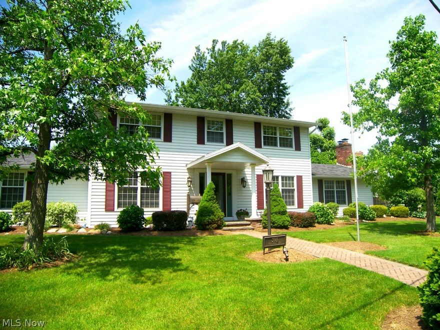 This is a home whose care and design could never be captured in words and pictures. Custom solid cherry woodwork throughout the home beautifully accents polished hardwood, ceramic and marble flooring.  Traditional formal dining room leads to fully custom kitchen with cherry cabinetry and corian counter tops.  From the spacious family room with brick fireplace and integrated entertainment center you enter one of two covered patios overlooking a professionally landscaped backyard.  On the second floor you’ll find three bedrooms and gorgeous owner’s suite complete with cherry crown molding and built-in curios and wall cabinets with more storage than you could ever fill. The striking design continues to the finished basement with marble and ceramic floors, custom hickory and cherry wood, full bath, family room, theater room with floor-to-ceiling built-in cabinets, and custom office.  This is truly a home you must see to appreciate the craftsmanship that has gone into every aspect of every