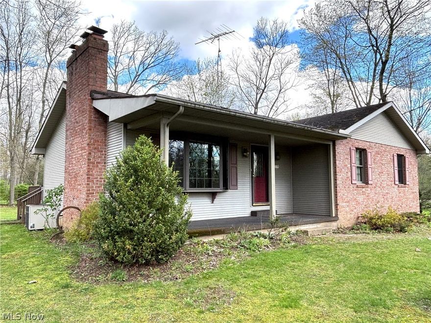 Enjoy the calm, country living on this quiet dead-end street in Crestwood Estates in this 3 bedroom ranch home. As you enter the front door, you will see an open concept floor plan that features a living room with fireplace, dining room and kitchen. The large kitchen has oak cabinets and a skylight. There are patio doors in the dining room and kitchen that lead to the large deck that overlooks the private back yard. The home features 3 bedrooms and 2 bathrooms. The primary bedroom has a full bathroom with jet tub! Two more bedrooms and another bathroom are also conveniently on the main level. The lower level can be used for a game room or finished for additional living space. Laundry room and plenty of storage are on the lower level. The home also has a large two car garage and storage shed outside. The tranquil backyard and deck are perfect for family gatherings. Add your personal touches to make this home your own.  This home is near Crestview Local Schools. Schedule your showing ASAP!