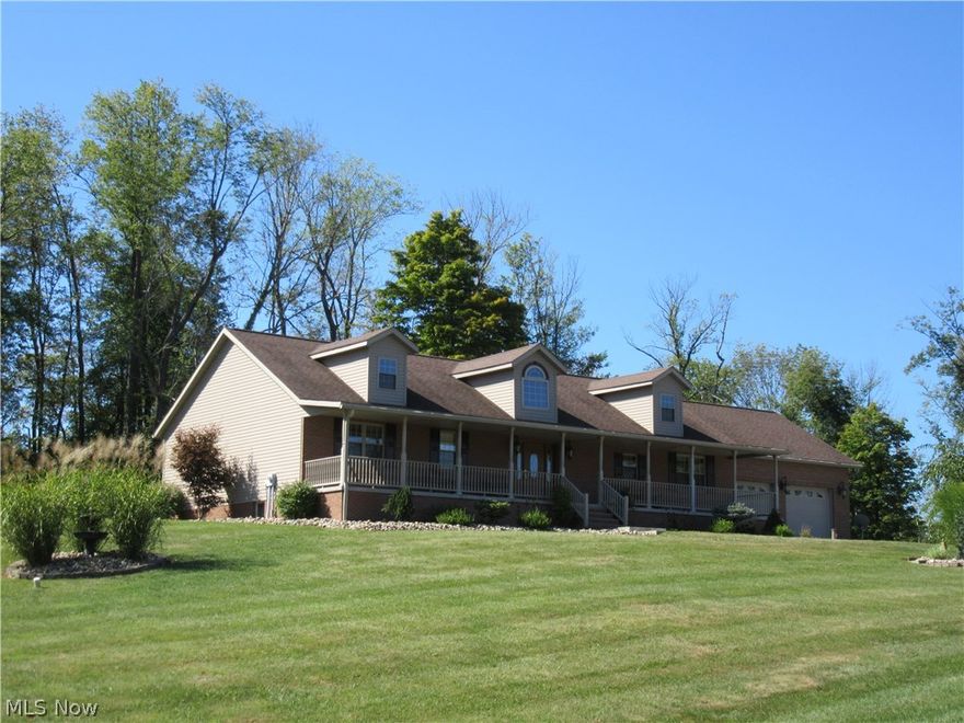Exceptional Condition best describes this beautiful Cape Cod home.  Main floor owner's suite including a full bath and walk-in closet.  Spacious kitchen, with "L" shaped island, formal dining room separated by glass French Doors.  The kitchen also include a generous sized pantry.  This home include a main floor laundry and a well sized Foyer offering views out the back side of the home, loft and stair case.  The second floor offers a loft area, two additional bedrooms and another full bath. The basement includes a staircase up to the main floor of the home and a second stair case with direct access to the garage.  The front porch is generous is width and stretches across the entire front of the home.  There is a two car garage, and backyard deck and an out building that matches the exterior of the home.