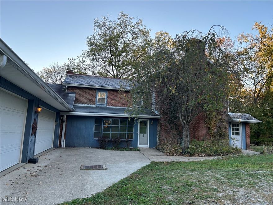 Amazing 4-5 bedroom 3 & 1/2 bath home, with 4500+ sq. ft. living area, in Franklin Local Schools* Large entry room includes a wood burning stove*A large ranch was built onto the existing home, in 1998, that is handicap accessible, including wide doorways & hallways*Wait til you step into the beautiful, newly remodeled kitchen with updated cabinets, counter, flooring & appliances*It boasts a huge master suite that includes laundry hookups & a magnificent walk-in Redwood Cedar shower, that’s all handicap accessible*Includes half baths on each side of the shower room & all have excellent lighting & Skylights for added natural lighting as well*Includes 2 very nice sized bedrooms with dual closets & Formal Dining room with atrium doors leading to wrap around deck*All wood floors, new carpet & new updated paint throughout*Did I mention the multiple garages? Room enough for ‘she shed’ ‘man cave’ And ‘children’s gaming room’ Amazing space for any imagination*Nice size out building to house anything for your yard & gardening love, on 3.69 acres m/l*Includes hoards of storage* THIS IS HOME