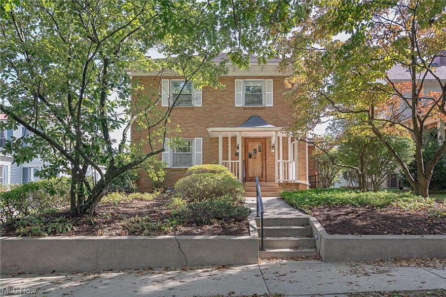 Call to view this important circa 1935 Art Deco inspired design that was derived from the Exposition Internationale des Arts Decoraifs  et Industriel Modernes that first exhibited the style in 1925.  The simple clean lines provide an easy canvas for your personal interpretive design. Many period features remain including door bell, hardware, & light fixtures which reflect the Art Deco admiration for 1930's modernity.