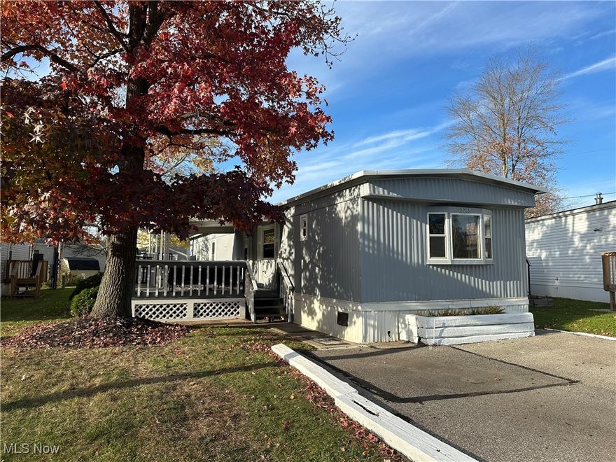 Welcome to 3265 Azalea Drive, a charming and spacious single deluxe manufactured home built in 1982. This extra-wide single-wide trailer offers a comfortable and functional layout, featuring two generously sized bedrooms, two bathrooms, and a convenient walk-in closet. The open-concept kitchen and living area create a warm and inviting space, perfect for relaxing or entertaining. Step outside onto the expansive deck off the living room, ideal for enjoying indoor-outdoor living. Recent updates add to the home’s appeal, including a furnace replacement in 2021, almost all new windows installed in 2023, new bathroom sinks and faucets 2024, and a new garbage disposal 2024. Don’t miss this opportunity to own a rare find—this type of single deluxe home is no longer being manufactured! This property is truly one-of-a-kind.