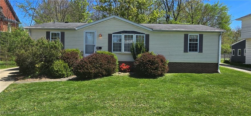 Bring your decorating eye to this 1993 Ranch Home. Situated in Oberlin, this home is waiting for a new owner to love it. The appliances stay in the roomy kitchen with the laundry room right beside it. Sit in the on the back deck to enjoy your morning coffee or night time cocktail. The Master bedroom boasts a large walk-in closet and en-suite bathroom. The other 2 bedrooms share the second full bath. Enjoy the living room that feels open with a large picture window and vaulted ceilings. The home is located not far from the bike trail, shopping, dining and downtown Oberlin.