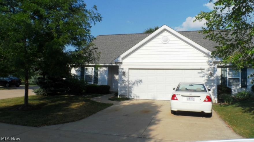 Charming 2 bedroom, 2 bath condo with 2 car garage with work area, heat and water. Enjoy one floor living with open floor plan. 1st floor laundry, kitchen with appliances and eat in area, sliding doors to cement patio in back yard. Great room with gas fireplace. Master bedroom with walk in closet and master bath. Close to shopping, KSU, and entertainment. Home Warranty included!