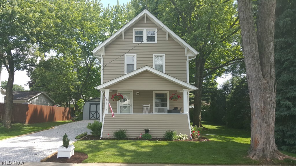 Lovely colonial in great west side location! Large deck complete with private back yard perfect for entertaining! New gravel drive trimmed with treated lumber, along with a newly landscaped yard.Siding, window, and roof have all been replaced within the last 5 years.Your home is complete with a large living and dinning area.Possible 4th bedroom in the attic. Oversized shed! Lot 67 x 121 ! Schedule your showing today!