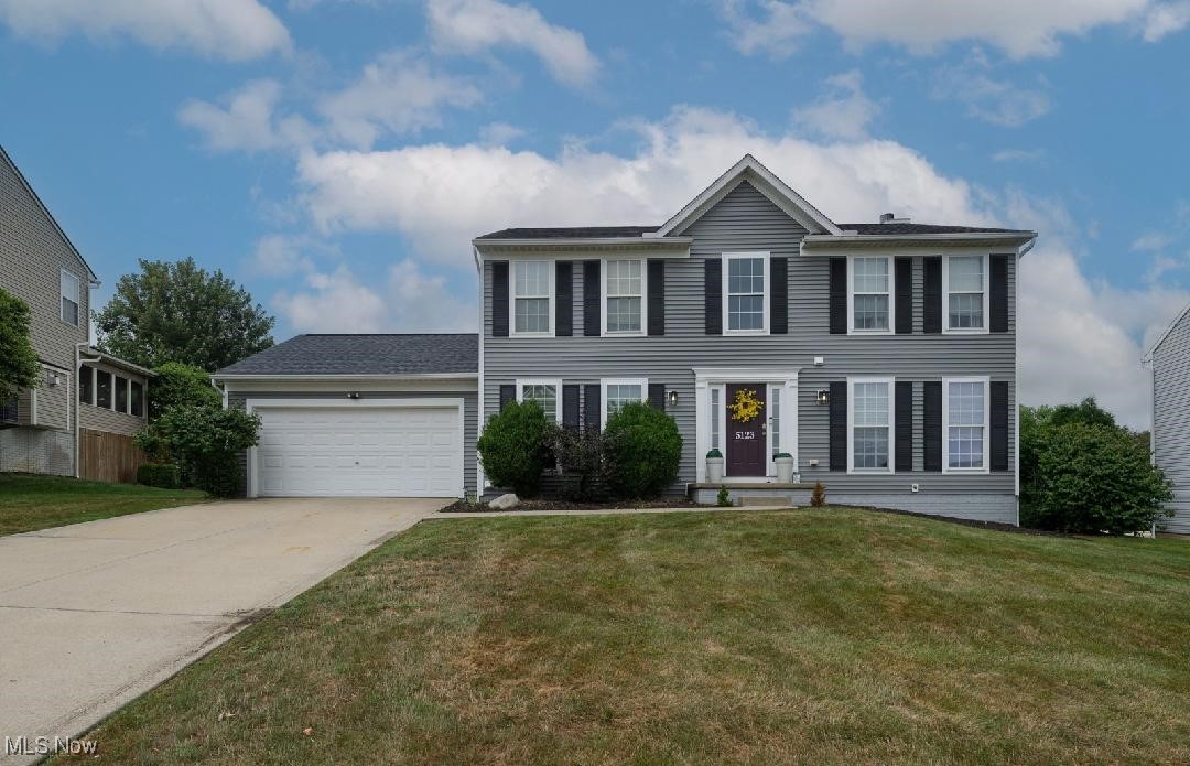 Great opportunity in Montabella Estates! This lovely 2 story has a brand new roof and vinyl siding! The kitchen is complete with white cabinets, an island, and includes appliances. Family room with a cozy fireplace is open to the kitchen area and gives you access to the deck and backyard. Large dining room for entertaining during the holidays, and a spacious living room, or office with French Doors.
Laundry is located on the main floor just inside the garage. Four upstairs bedrooms include a spacious Primary Bedroom with French Doors and tons of closet space. Enjoy the theater area and dry bar in the Rec room when you can't entertain outside on your deck and backyard. Great Location and Plain Schools! Quick access to Rte 62 or Rte 77.