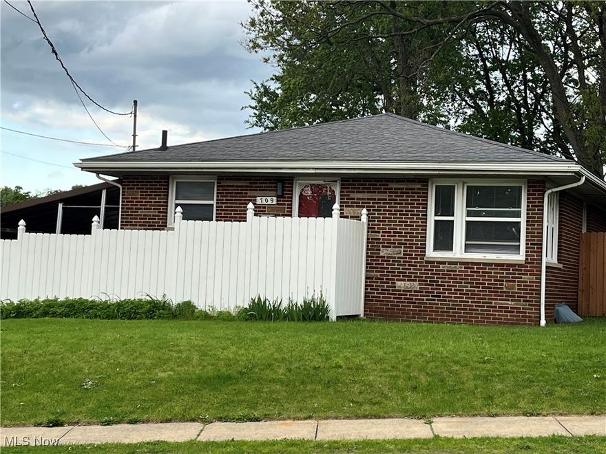 Move in Ready!  This solid brick ranch has been recently renovated with new Luxury vinyl flooring throughout. New soft gray cabinets, stainless steel sink, counter, tops, refrigerator, dishwasher, and disposal. 
the open living room features ample windows thar provide soft lighting throughout the day.  3 good size bedrooms with the master providing double closets as well.  The new bathroom features a tub/shower with tile walls and  new fixtures. Th vanity sink with new faucet and handles is finished off with a beautiful wood like counter top.  The floor is new ,too.  The full basement has higher ceiling and has a newer furnace, new hot water tank, washer and dryer with utility sink.  Plenty of room for another room or 2 or maybe just great storage.  Come and see this amazing home waiting for you.  Close to schools, shopping, church, and Rt. 8.  Call to schedule your appointment.