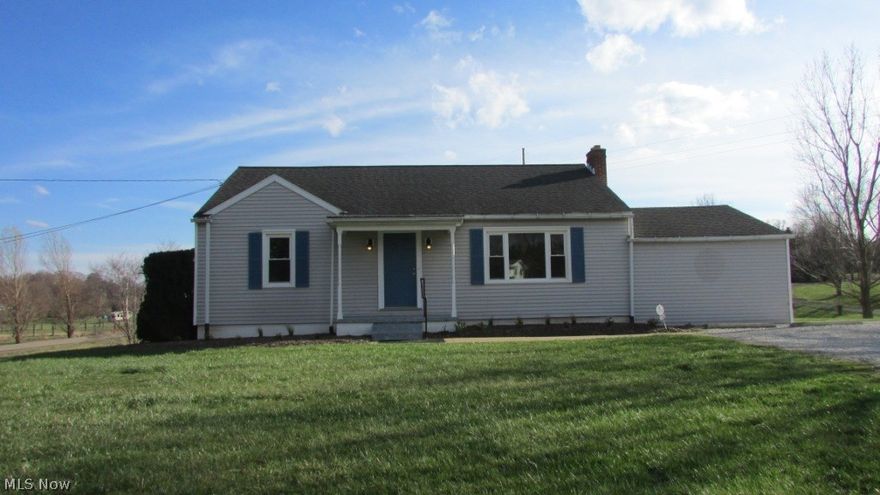 Wonderful country setting for this remodeled large ranch.  Features huge family room with vaulted ceiling, new ceramic tile in kitchen, new bath fixtures & ceramic floor, hardwood floors in bedrooms, vacu-flo throughout!  2 rooms in basement plumbed w/sinks for original vet clinic use.  Huge kitchen/dining combo, large living room.  Large circular driveway from Rt. 153 to Anderson.  Large walk-out basement.  Move-in ready!