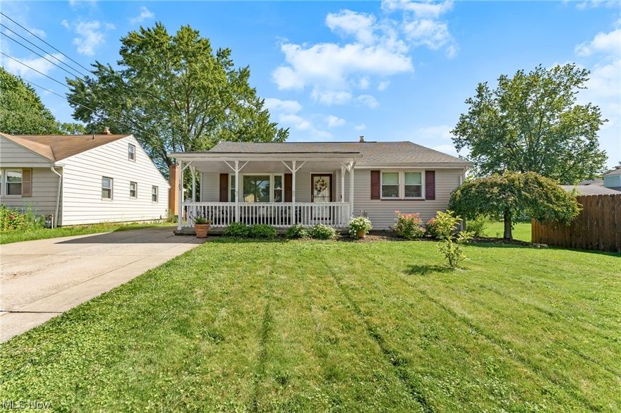 Updated 3 bed, 2 bath ranch in a great neighborhood in Boardman Schools! Walk into the spacious living room with beautiful hardwood floors that follow into the hallway and one of the bedrooms. The eat-in kitchen offers newer appliances, ample cabinet space, and lovely ceramic tile floors. All 3 bedrooms and a full bath are also situated on the first floor. In the finished basement you’ll find the second full bathroom along with tons of space for an additional living space or whatever you’d like. Enjoy peace of mind with the fenced in backyard that also features a storage shed. The exterior also features a new roof (2022),  a nice sized covered porch to enjoy warm evenings and a 1 car detached garage. This home is a short walk from a beautiful lake that has tons of birds and wildlife and a short drive from Boardman schools, shopping, parks and restaurants! Schedule your private showing before this one slips away! A one year home warranty includes for your worry-free purchase!