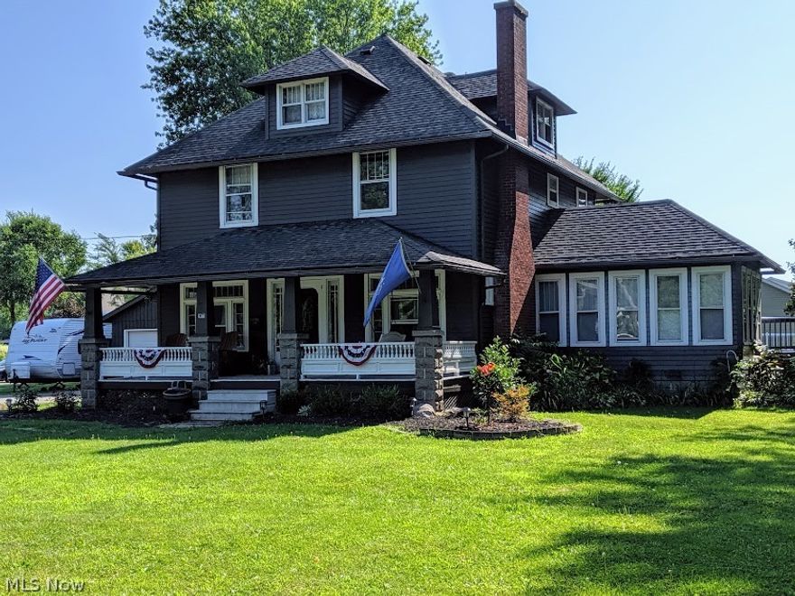 Due to no fault of the seller, this beautiful well kept turn of the century farm house on corner lot is back on the market!!!! Home features 5 bedrooms and two and half baths, sunroom, fireplace and original woodwork and floors! Home also has 2 car garage and great outdoor living space with pool and deck. Don't let this one get away! Full basement with finshable space available! Do not let this one get away!