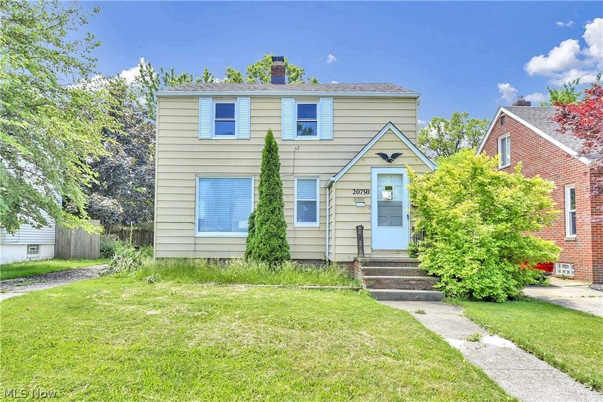 This 2 bed 1 bath colonial, can make a great starter home or investment to grow your portfolio. Rents in this area for similar properties are going for $800-950 per month. It is located close to retail stores, at a walking distance of the new Euclid High School and the Public Library, the Amazon Fulfillment Center is at a 7 min car ride. Centrally located with the benefit of being in a quiet street. Sold AS IS but with City of Euclid POS violations free. Ask for the 3D matterport to take a look at the layout of the house, as if you were there.