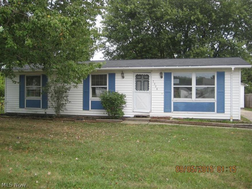 Nice size kitchen with eating area.  Detached 2 car garage & fenced back yard.  This property is eligible under Freddie Mac First Look Initiative thru 9/24/15.  Sold "AS IS".  Buyer to verify all information.  Buyer or buyer's agent responsible to check with Building, Zoning, EPA, DEA, Tax Dept or any other requirement for intended use.  Buyer to pay for all inspections.  Earnest money to be a Cashiers check.  Subject to clear title.