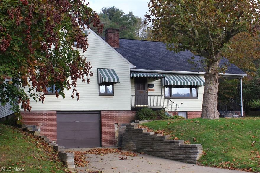 Very nice 5 bed 2.5 bath Brilliant home. Huge rooms with beautiful built-ins. Newer windows. Tons of storage. Large side porch & storage shed. All on a quiet street with easy access to OH Route 7. Home warranty.