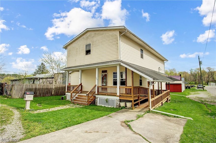 This spacious home with 2244 sq.ft. is located on a corner lot, in the heart of Philo, in Franklin LSD! You'll love the large rooms, including the fully applianced kitchen with an abundance of cabinet space and natural lighting! The home boasts new flooring, all new windows except the bedroom and bathroom on the main floor. The upper level boasts 2 additional bedrooms, a full bath, and another room that could easily be a 4th bedroom, den or home office! There is also a large family or rec room! There are walk-in closets, 1st floor laundry and 6 panel doors! The 3 car garage provides for great storage space, as does the lower level and the storage room off the covered, wooden deck in the rear of the home. Included are 2 parcels! The septic was pumped and inspected on 3.29.2024! Call today!