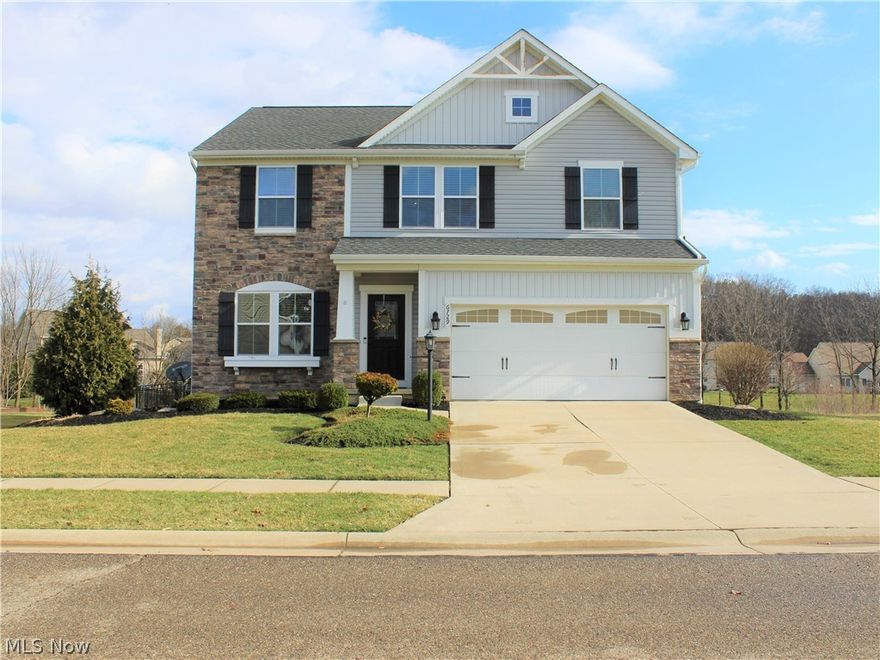 This gorgeous 2012 built home is located in Aberdeen Glen of Jackson Township. The home features many new upgrades but not limited to: Finished basement with LVF with plumbing for a bar (2021), newly built covered deck and patio that is equipped with a fountain and a gas fire feature, (2019), LVF on the main level with new kitchen backsplash (2018), updated guest bath on the second floor (2021). Lastly, but not least, a new rod iron fence surrounding the beautiful backyard. Upstairs is the large master with two walk in closets, 2 bedrooms, and a spacious loft. New lighting has been installed in every room throughout the house. The family room comes with a fireplace and has an open concept looking into the kitchen/dinette, formal dining room, and the front room. Don't miss out on this extraordinary home that won't last long!