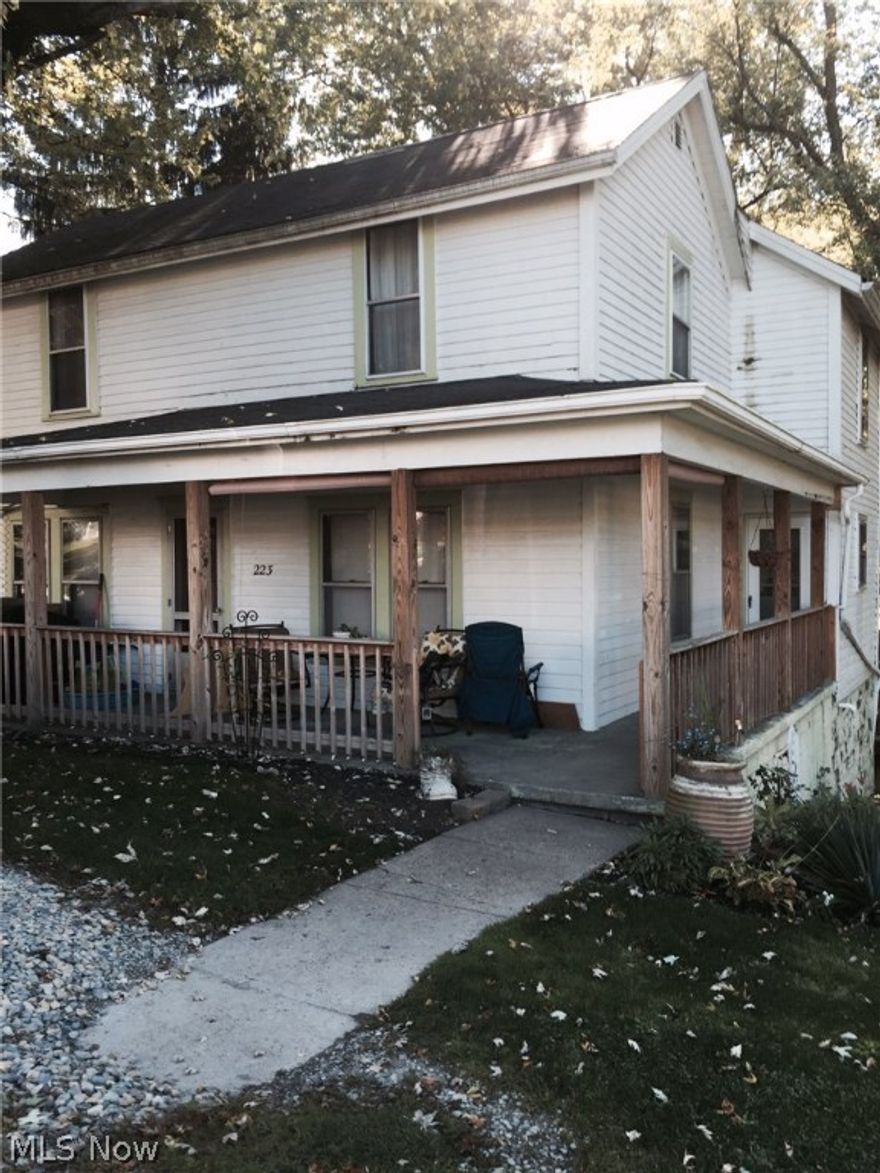 Very nice family home. Original woodwork and solid staircase. Nice high ceilings makes this home seem spacious. Comfortable kitchen with bar. Laundry on the first floor. Carpet and laminate and other flooring . Covered wrap porch with mature trees. Very nice and priced to sell.