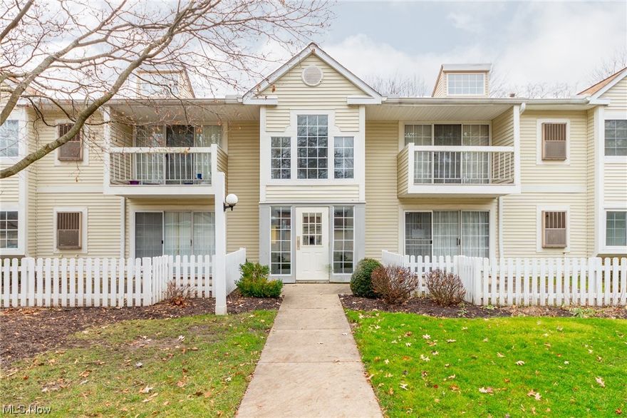 Embrace the low-maintenance lifestyle in this ground level gem in the sought-after Gardens of Bay Landing! This inviting ranch-style condo boasts a bright and airy ambiance. The kitchen dazzles with ceramic flooring and stylish tile backsplash. A generously-sized family room leads to a spacious patio enclosed by a delightful picket fence. Adjacent to the kitchen is a convenient laundry room. All carpeting has been removed and trendy, vinyl plank flooring installed. The owner's suite features a private bath, complemented by a second bedroom and another full bath. A detached garage with allocated storage space adds convenience. This exceptional community offers pools, a playground, basketball and tennis courts. Nestled in central Westlake, it's a short stroll to the library, post office, and rec center. A quick drive takes you to Crocker Park and other shopping, recreation, and dining options in Westlake.