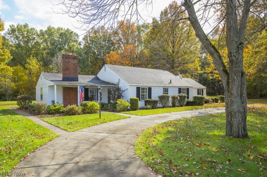 This great home sets on a very beautiful piece of property, almost 2 acres of peaceful space. Home offers 3 bedrooms, 2 full baths, formal living room with wood burning fireplace, formal dining, large eat-in kitchen plus a great 19x11 room that could be used as office, etc. plus a great laundry room. 1894 square feet all on one level. This home has a 1-car garage attached plus a 30x50 building that can house much more. Building offers a concrete floor, overhead doors with openers, electricity, water and heat. There is also a large attic space that can be finished. Don't miss out on this one!