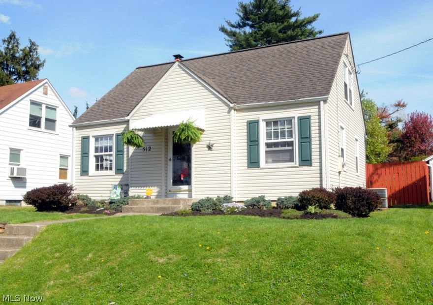 DARLING CAPE COD FEATURING 3 BDRMS, 1 BATH (DORMER BEDROOM UP), NEWER ROOF AND WINDOWS, LARGE KITCHEN WITH BAY WINDOW.  SPACIOUS FENCED YARD,  NICE DECK, GAS HEAT, FULL BASEMENT,  PUBLIC UTILITIES - WELL LANDSCAPED.