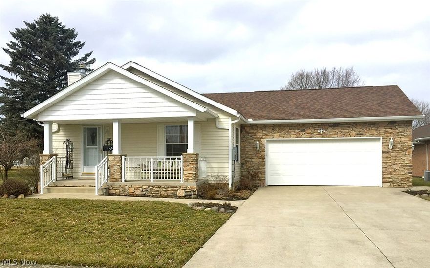 Adorable Ranch Home!  Immediate possession and ready to move in.  Fairless schools.  Ranch home built in 2006 features all on one floor open concept living.  Beautiful oak kitchen with oak cabinets, new back splash and vinyl tile flooring, stainless steel refrigerator, range with ventless hood exhaust, dishwasher and microwave.  Living room with wood fireplace and dining room.  Master bedroom with his and her closets and sliding door to enclosed patio and fenced in patio area.  Master bath with shower and garden tub.  Two other bedrooms with closets and full bath.  First floor laundry area with washer and electric dryer, pantry and coat closet, 200 amp electric breakers.  New carpet and window treatments throughout and freshly painted in February 2016.  Full; basement with Carrier furnace/air conditioner in 2009, hot water tank and glass block windows.  Two car attached garage with automatic door opener, electric, water and drain.  Double concrete driveway.  Nice level backyard with 08