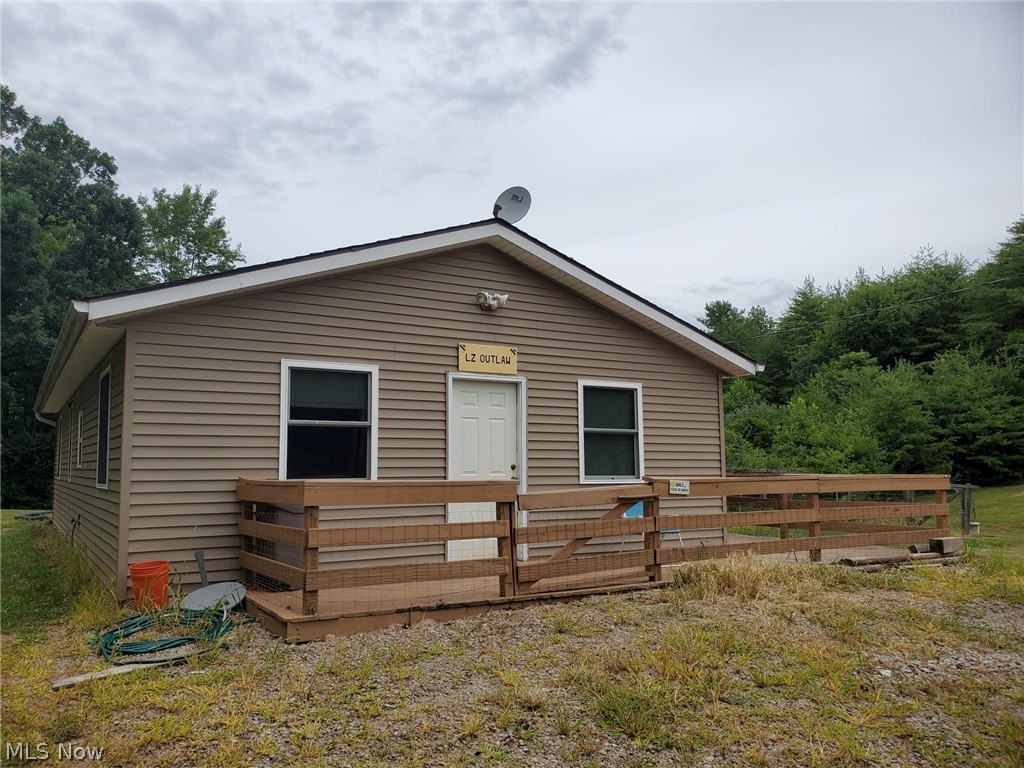 Hunting cabin close to Blue Rock and the Muskingum river on 16.72 acres. Newer built home with carport. This is your perfect getaway home at the perfect price. Do not let this one get away!! Contents of the house are negotiable. There is free gas on the property as long as it lasts. Call today to view!