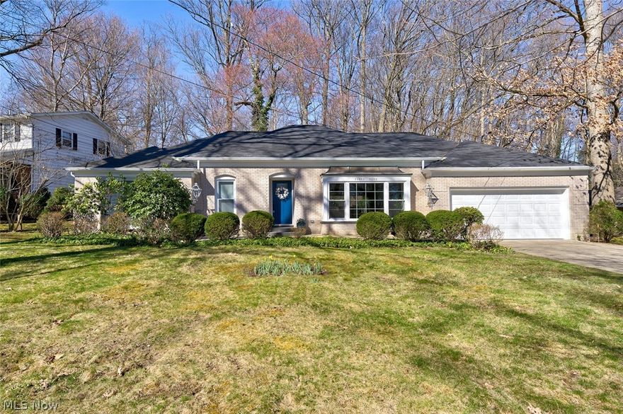 First floor living at it's finest! This sprawling 3 bedroom, 2.5 bath ranch was remodeled top to bottom and is ready for its new owner! Where to begin describing this home... Everywhere you look you see natural light illuminating all of the meticulous updates. No stone was left unturned, starting with the stunning new acacia hardwood floors which lead you from the front entry foyer into the open concept living room, family room and dining room, then further into the brand new eat-in kitchen with butcher block countertops and new appliances which are staying. The bedroom and bath areas are separated by a door from the rest of the home for privacy. In the spacious master bedroom you will find double barn doors that lead to a large walk-in closet and a master bath with a "his and hers" vanity and huge walk in shower. The second bath has what can only be described as "spa like" feel. On the other side of the house, there is a mudroom with access to the 2 car attached garage, 1/2 bath as we