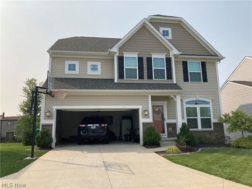 Welcome home to this 4 year old home in Mentor school district! Featuring 4 bedrooms and 2.5 baths, this property is move in ready. The living room features a fireplace and is open to the kitchen with stainless steel appliances, an abundance of cabinets, island, and pantry. The outside has been beautifully landscaped and showcases an inviting outdoor deck for enjoyment and entertaining. Upstairs you will find 4 bedrooms including a master bedroom and master bath. Make your appointment today before it's too late!