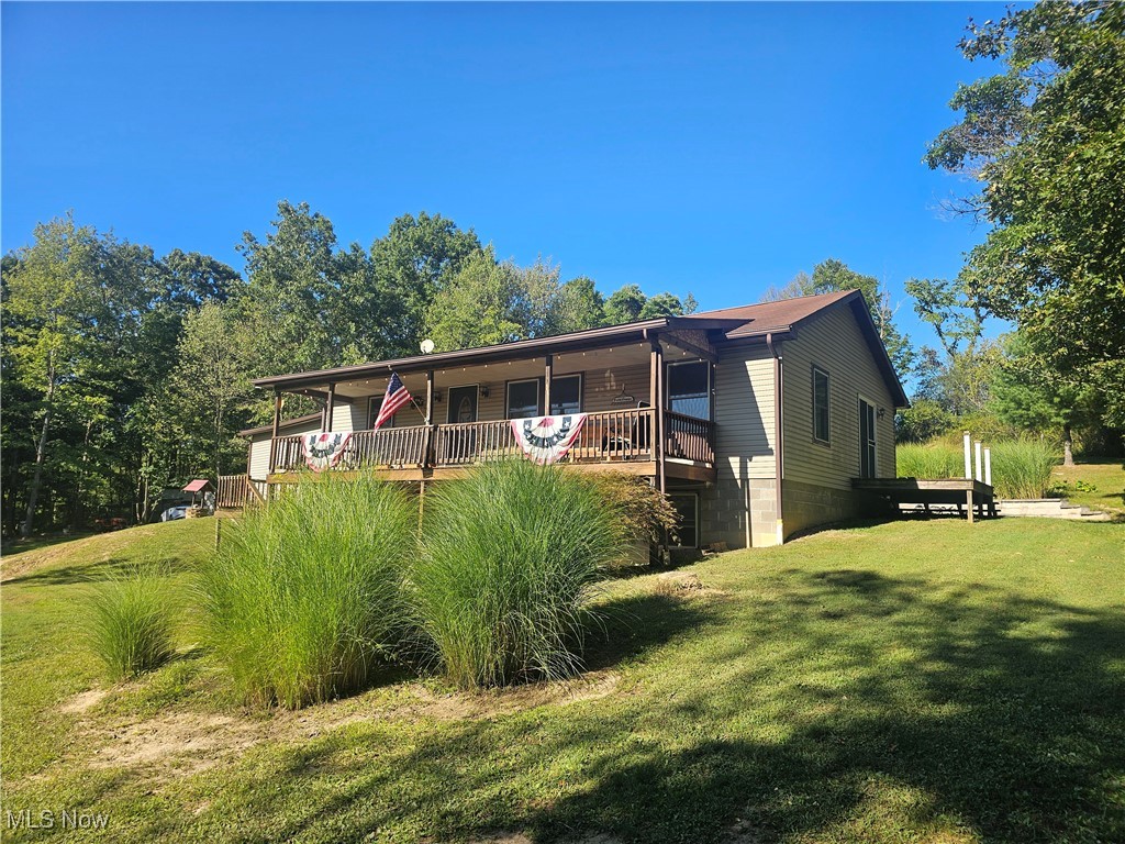 First Time on the MLS! 3+ Bedroom, 3 Bath Home on 5 Acres in River View School District in Coshocton County--Built in 2004, this spacious 3+ bedroom, 3 bath home is nestled on 5 acres in the River View School District, with the option to open enroll into the Tri Valley School District. Set back on a private drive, the property offers privacy, space, and outdoor enjoyment. Established trails wind through part of the acreage, perfect for walking, exploring, and taking in the peaceful country setting. Whether you’re looking for land for recreation, hobbies, or gardening, this property provides plenty of opportunity for exactly that! Inside, the home offers a versatile layout with multiple living areas, generously sized bedrooms, a second kitchen and living area and bonus spaces ideal for a home office, playroom, or additional sleeping quarters. With three full bathrooms, the home is designed for comfort and convenience with recent updates of flooring on first floor and custom countertop on kitchen island. This property is perfect opportunity for those buyers eager to customize their home with their own updates tailored to their style and build equity. With acreage, a private setting, and desirable location, this home offers both potential and value. Sellers have Verizon cell service, Frontier internet and Frontier electric service. On the property, you will discover a Koi Pond, Chicken Coop, Garden Area, Fire Pit Area, a Food Plot, Clothesline, and much more! Additionally, the property is fenced on 3 sides. Don’t miss the chance to make this property your own — opportunities like this are rare, and this is the first time it has ever been offered on the MLS! 24 Hour Notice Requested but not always required. Contact a licensed real estate agent for more details or a private showing.