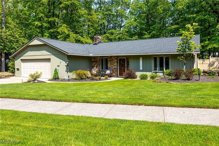 Fresh price adjustment! Make this your home today! Welcome to 12145 The Bluffs – your dream home nestled in the highly sought-after Ledgewood Estates of Strongsville, OH! This gem is perfectly positioned just minutes from top-rated Strongsville Schools, The Cleveland Clinic’s Strongsville campus, Southpark Mall, the stunning Cleveland Metroparks, and with quick access to SR-42, SR-82, I-71, and the Ohio Turnpike – getting anywhere is a breeze! Step inside this beautifully maintained, custom-built Bob Schmitt ranch and prepare to be impressed. You’ll find 4 generously sized bedrooms with fresh carpet (2023), 2 fully remodeled bathrooms (2022), stylish newer appliances (2022), and a fresh coat of paint throughout – it’s move-in ready and calling your name! Curb appeal? Check! The exterior is just as dazzling, with newly painted/stained siding (2022), a charming 6’x9’ outbuilding added in 2023, and a professionally designed landscape that makes this property pop with personality. Ready to entertain or unwind? Your new backyard oasis features an updated patio, a 6-person Viking hot tub, and a cozy new fire pit – perfect for everything from backyard BBQs to peaceful evening escapes. Whether you’re looking for your first home, forever home, or something in between, this one has it all. Don’t miss out – call your favorite Realtor today and schedule a private tour before someone else snags it!