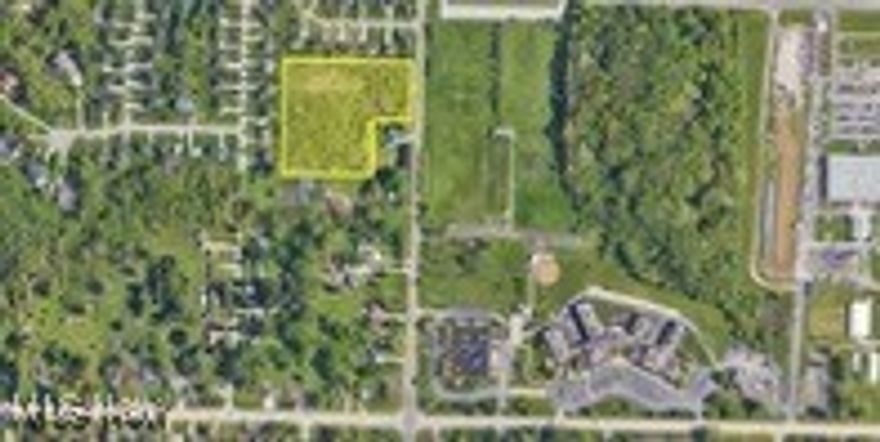 Prime Development Site of 4.88 Acres in Tallmadge, Ohio with 232' of Frontage.