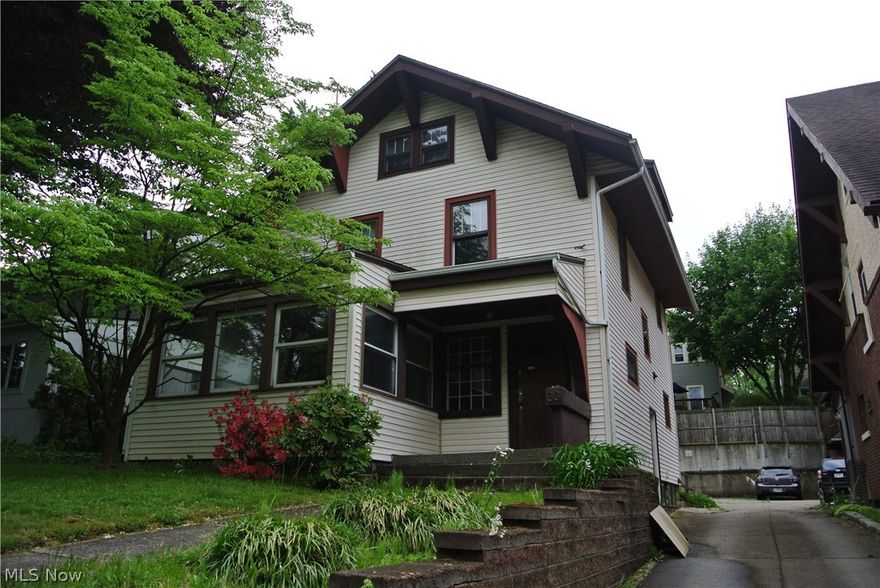 Two deals have died on this house due to financing. Pre-approved buyers only!  This is a lovely home with lots of charm and character. Beautiful oak floors on first floor. French doors between living room and sunroom in the front. Remodeled kitchen with ceramic tile floor, nice appliances, and door to the rear. Second floor has three bedrooms with nice wood floors, remodeled bath. Third floor is separated into two rooms. Basement has full bath, laundry area, and was partially finished at one time. Old wooden flooring and some drywall was removed with a mold remediation company several years ago.