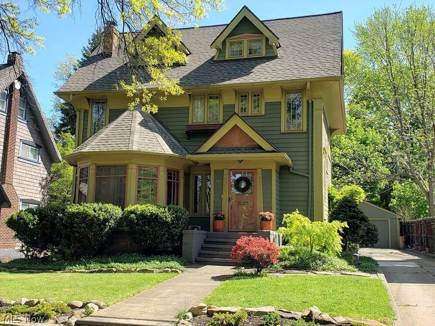 Wow! This award winning colonial with great curb appeal located in prime location across from Cumberland Park with a historic city pool is the place to call home! From the moment you enter the into the mosaic tiled foyer the quality and warmth of this house is evident. Continuing into the great room with wood burning fireplace then into the formal dining with recently created sliding door to a newer deck you quickly realize this is a wonderful floor plan for entertaining as well. Off the dining room is a remodeled kitchen with separate breakfast nook and stainless appliances that remain. Wrapping up the first level is a bowed sun room that overlooks the tranquility of the park across the street. All rooms have gleaming wood floors. The second level has three great bedrooms all which have overhead lights and beautiful wood floors. A recently updated full bath with tile floor and shower surround completes this level. On the third level is the huge 4th bedroom with updated full bath that