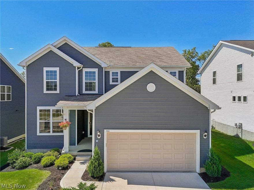 Welcome to your dream home in the Highland School District, Wadsworth, OH! Built in 2021, this stunning residence boasts 2,400 sq ft of modern elegance and comfortable living across the first and second floors. Enter to discover an inviting open-concept layout on the first floor, seamlessly blending the kitchen, dining, and family room areas. This floor also features a versatile room that can be used as a bedroom or office, along with a full bath for added convenience. Upstairs, you'll find three spacious bedrooms, including a luxurious master suite with a large walk-in closet and a lavish master bathroom. The second floor also offers a spacious loft, perfect for kids or family time, another full bath, and a second-floor laundry room to make daily chores a breeze. The finished basement adds even more versatility to this home, featuring yet another full bath. Outside, the fully fenced backyard provides privacy and security, while the covered stamped patio offers a charming space for outdoor dining, relaxation, and entertaining. Don't miss the opportunity to make this exquisite property your own oasis. Schedule a showing today and experience the epitome of modern living in Wadsworth!