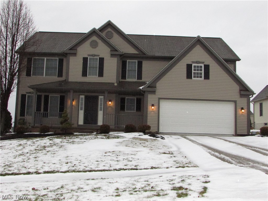An astonishing colonial with 3/4 bedrooms and 2.5 baths in Marsh Landing. This open floor plan features a gourmet eat-in kitchen with new granite countertops, new flooring, updated appliances, and more. An open great room has 2 story ceilings, with 2 story windows and fireplace as well. The full finished basement adds an additional 1000 square feet of living space. The 2nd floor features an open loft area that over looks the great room. A master suite has a garden tub, double sinks, and a huge walk in closet. The many updates include all carpeting, first floor flooring though kitchen/eating area and foyer, bathroom flooring, paint, garage floor paint, granite counter tops, light fixtures, and more. There is a 2 car garage, deck, front porch, nice yard, and so much more.