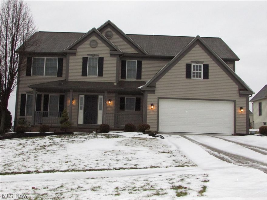 An astonishing colonial with 3/4 bedrooms and 2.5 baths in Marsh Landing. This open floor plan features a gourmet eat-in kitchen with new granite countertops, new flooring, updated appliances, and more. An open great room has 2 story ceilings, with 2 story windows and fireplace as well. The full finished basement adds an additional 1000 square feet of living space. The 2nd floor features an open loft area that over looks the great room. A master suite has a garden tub, double sinks, and a huge walk in closet. The many updates include all carpeting, first floor flooring though kitchen/eating area and foyer, bathroom flooring, paint, garage floor paint, granite counter tops, light fixtures, and more. There is a 2 car garage, deck, front porch, nice yard, and so much more.