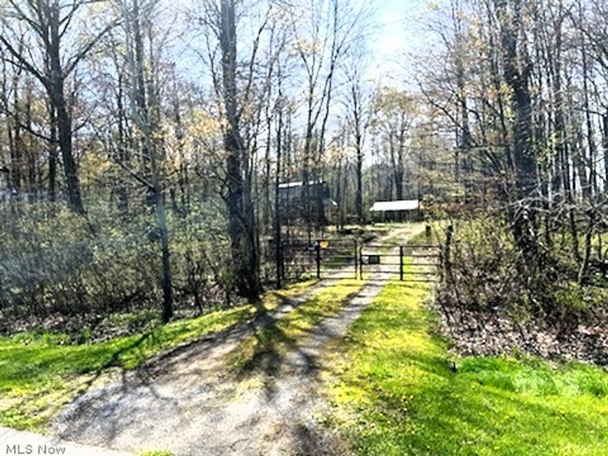 Beautiful 7.424 Wooded property with an approximately 160 square foot cabin with a loft. Solar panel system, Rv toilet, & driveway have been installed. Many paths have been cut in.Rv hot water tank & water pump are ready to be hooked up. Tons of cabinets & storage spaces.  Abundant wildlife such as deer, turkey, and a variety of birds.  Pymatuning Lake area has many parks and events to enjoy. Near Padanaram boat launch & marina. Charming Andover Village is only about 6 miles away! Perfect for hunting or just having your own private getaway to go to!  Agent Owned.  Call your favorite agent to schedule your appointment!