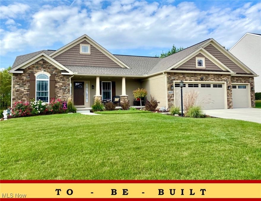 NOW OPEN! Phase 4 at Olde Stone Crossing has officially launched, with just 10 premium homesites now available. These spacious lots range from one-third acre to a full acre, with walk-out lower level options and plenty of room to create the home you’ve been waiting for. Located in Lake Township Schools and just minutes from I-77 and the historic Hartville area, Olde Stone Crossing is the perfect blend of convenience and community charm. The featured plan, the Chatham Ranch by Patrick Long Homes, offers main-floor living with a split-bedroom owner’s suite, two additional bedrooms, and the option for a private den or study. Select homesites can accommodate a three-car garage. 4 Bedroom options. Floor-to-ceiling windows, vaulted or trayed ceilings, and open living spaces create an inviting, light-filled home. Fireplace design options, Covered Decks, Finished Basements. Modifications to plans can be made available to suit your needs and wants. Customization is at the heart of this community, with endless ways to make the home your own. Choose from chimney hoods, upgraded cabinetry, granite or Cambria quartz countertops, deluxe tiled showers, freestanding tubs, fireplaces with stone or shiplap accents, covered porches, and more. You can even finish the basement to add even more living space. Visit our model home at 2693 Ledgestone Dr NW, Uniontown, to tour and gather info on Phase 4opportunities. With only 10 lots available, this phase won’t last long—now is the time to secure your dream home in OldeStone Crossing. Starting prices (base price shown) reflect the base home with base lot prior to upgrades, structural additions or customizations, and photos may show optional features or finishes available at additional cost. With many custom details and plan options available, you can truly make this home your own. Base prices are subject to change prior to an accepted purchase agreement. Taxes shown represent vacant land only.